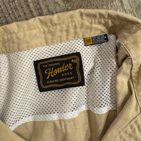 Howler Brothers GUACHO SNAPSHIRT. - Picture 8 of 11